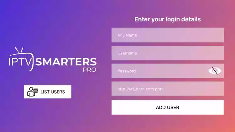 Smarters pro login